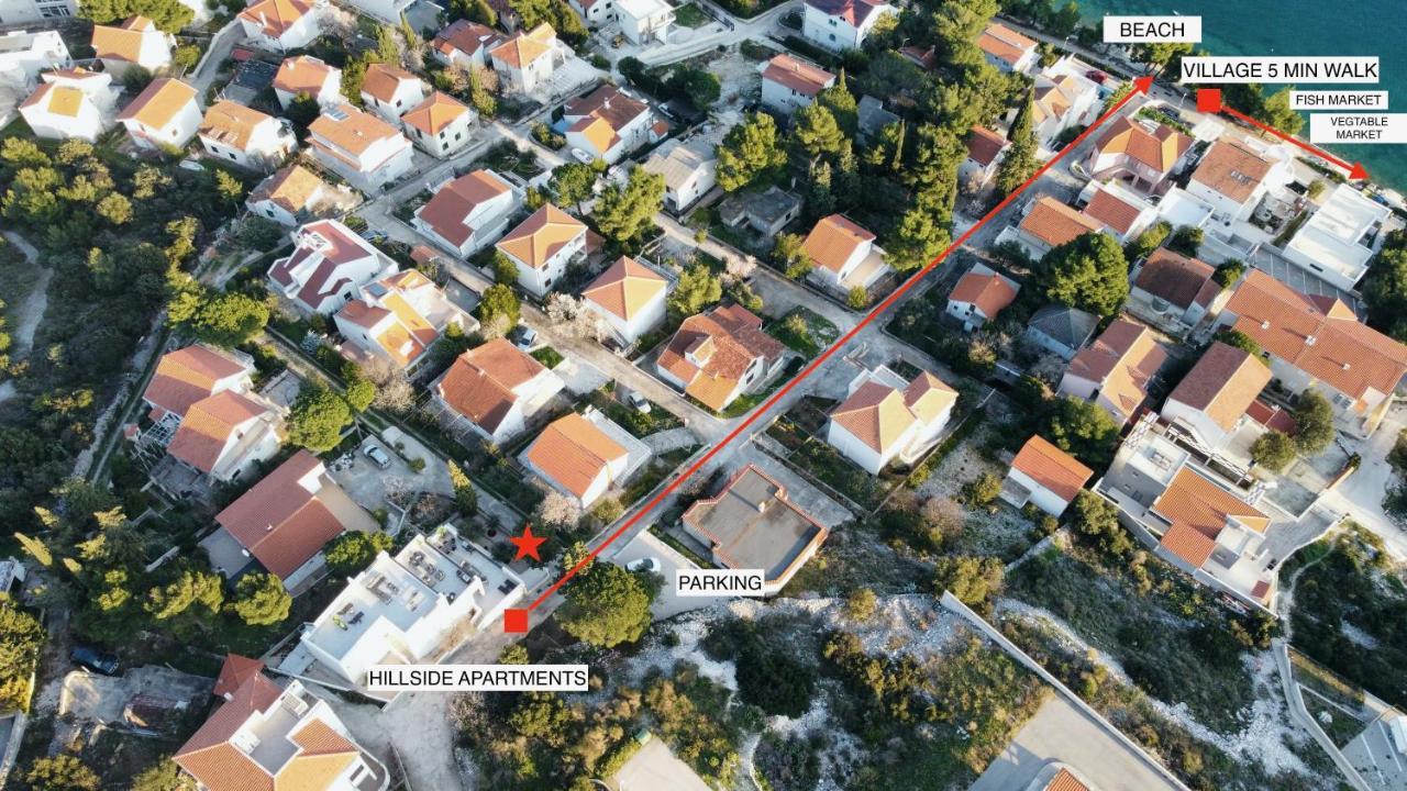 The Grande - Huge Terrace - Amazing Sea Views - Tastefully Furnished - Access To Rooftop Terrace And Gym - Hillside Apartments Rogoznica โรกอซนิซา ภายนอก รูปภาพ